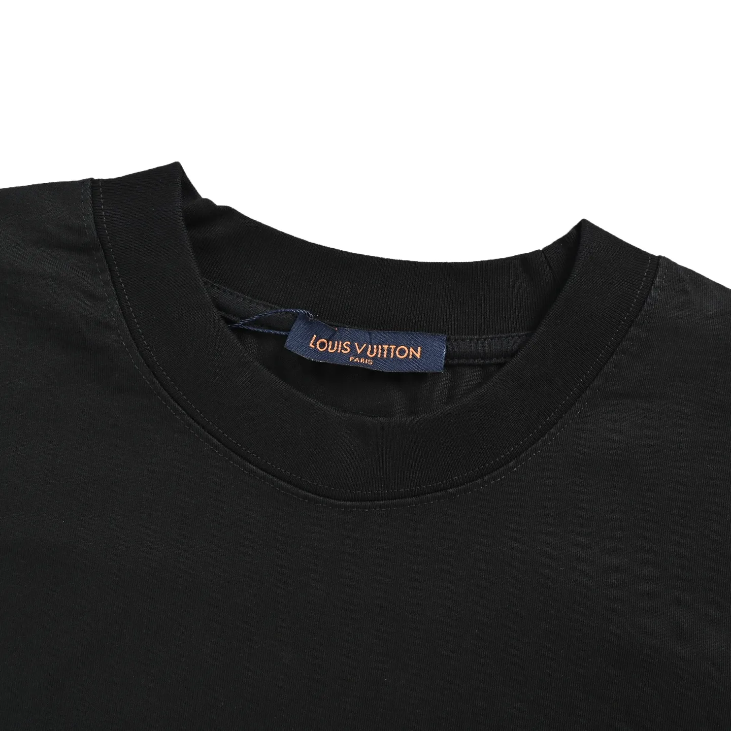 Louis Vuitton/Louis Vuitton round neck short sleeves with sunflower embroidery on the back